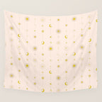 Sweet Celestial Stripes Wall Tapestry Gallery Image 4