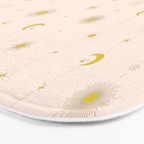Sweet Celestial Stripes Bath Mat Gallery Image 3
