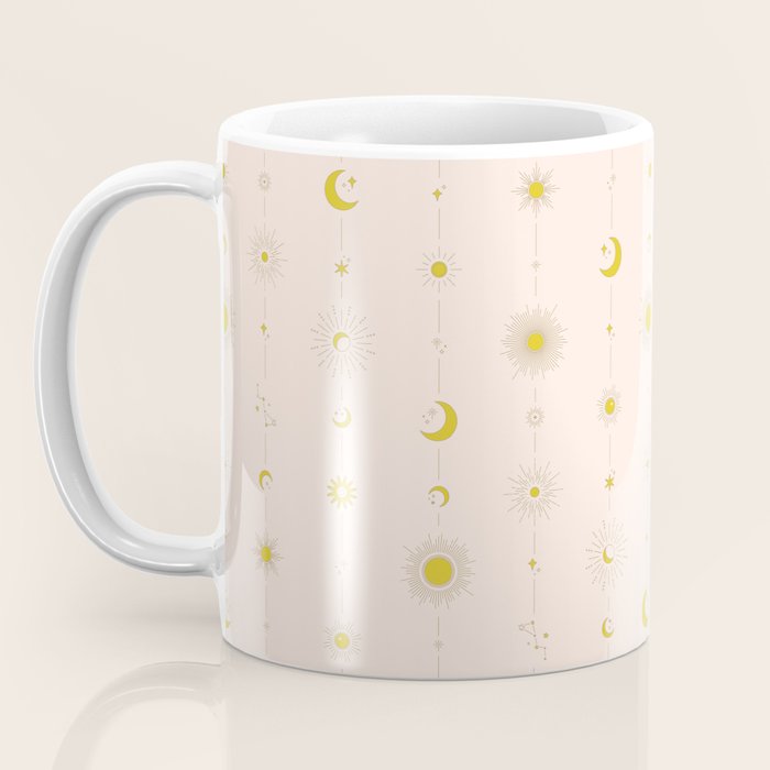 Sweet Celestial Stripes Coffee Mug Gallery Image 3