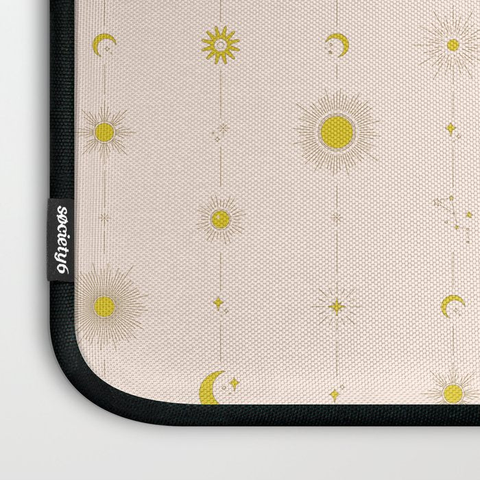 Sweet Celestial Stripes Laptop Sleeve Gallery Image 3