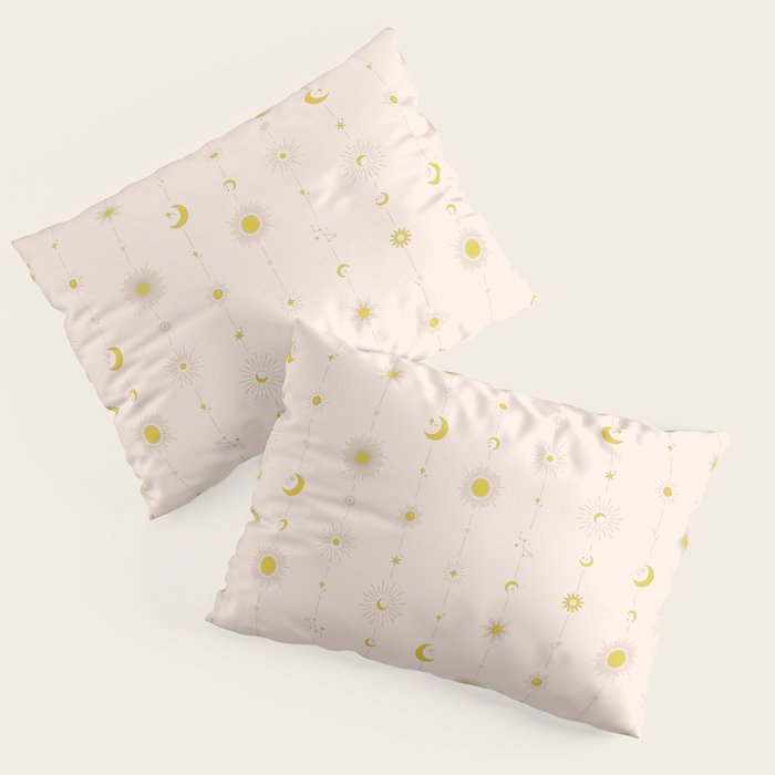 Sweet Celestial Stripes Pillow Sham Gallery Image 1