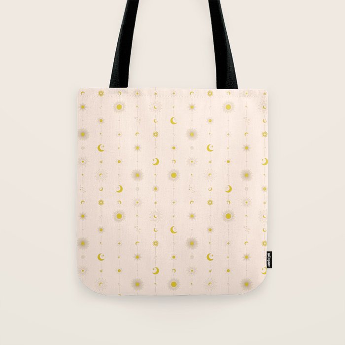Sweet Celestial Stripes Tote Bag Gallery Image 1