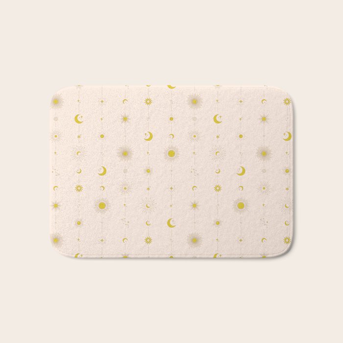 Sweet Celestial Stripes Bath Mat Gallery Image 1