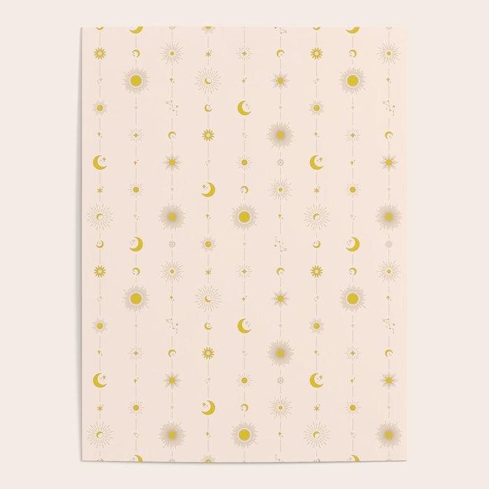 Sweet Celestial Stripes Poster Gallery Image 4