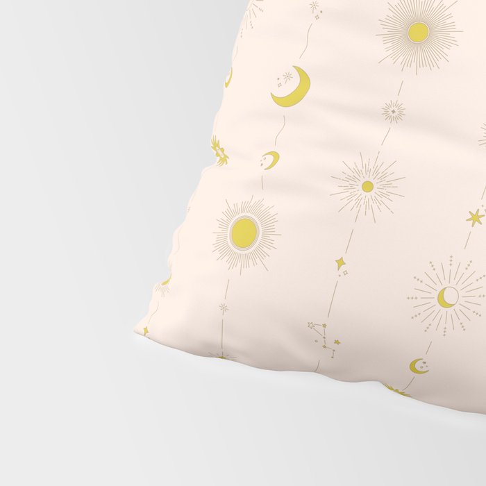Sweet Celestial Stripes Pillow Sham Gallery Image 4