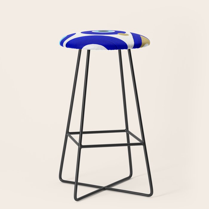 Evil Eye Charms on White Stool Gallery Image 1
