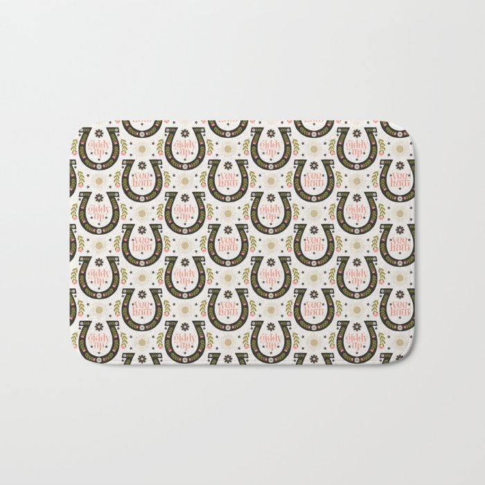 Yee Haw Horseshoe Bath Mat Gallery Image 1