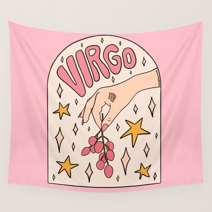 Virgo Lychee Wall Tapestry Gallery Image 4