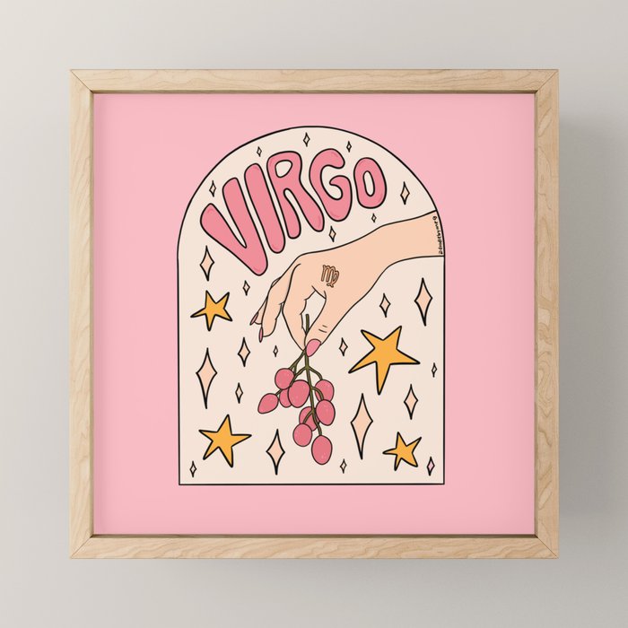 Virgo Lychee Mini Art Print Gallery Image 1