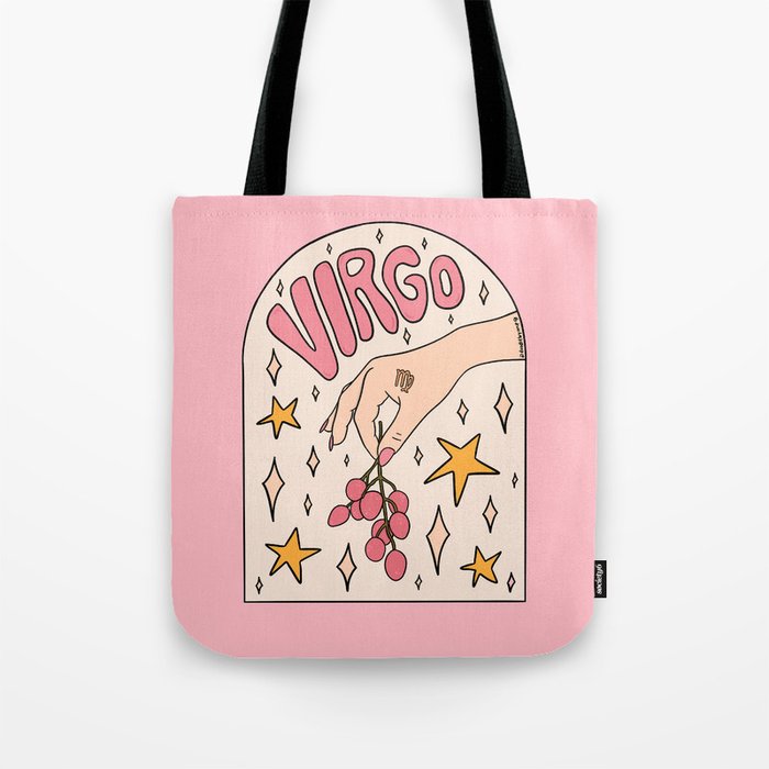 Virgo Lychee Tote Bag Gallery Image 1