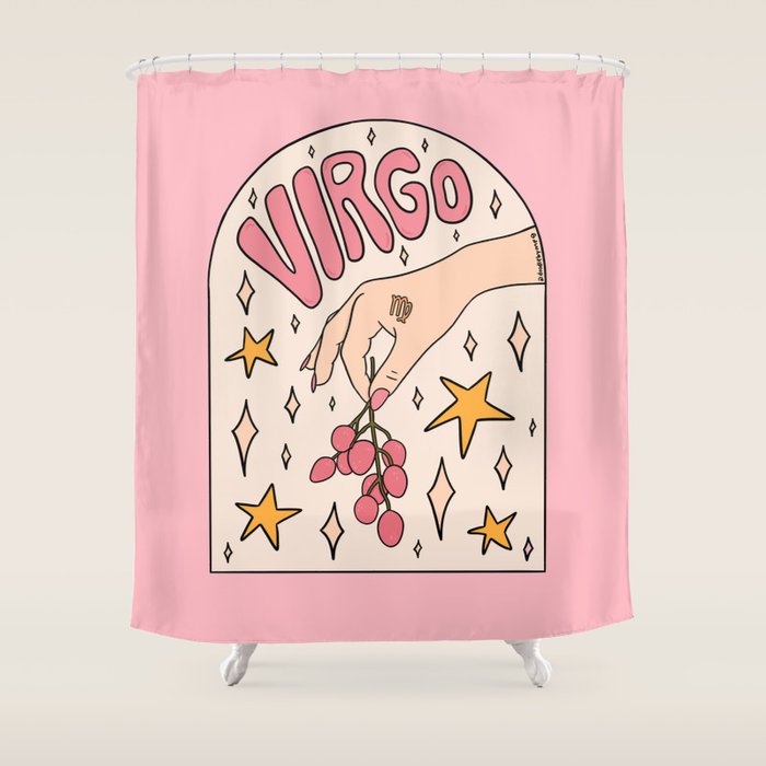 Virgo Lychee Shower Curtain Gallery Image 1