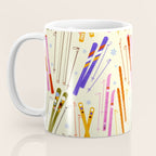 Colorful Winter Skiing Design Coffee Mug Gallery Image 3