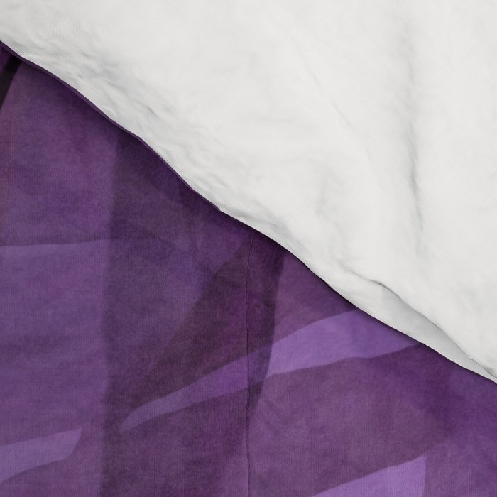 Lush Tropical Midnight Garden Purple Palm Grove  Comforter Gallery Image 4