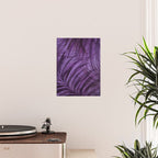 Lush Tropical Midnight Garden Purple Palm Grove  Poster Gallery Image 2