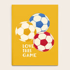 Love This Game - Football Illustration Notebook Gallery Image 4
