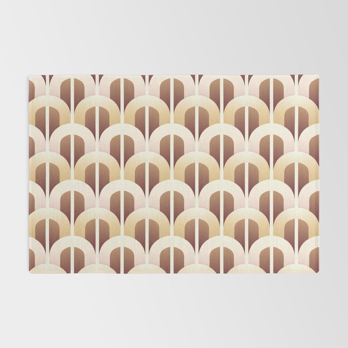 Yellow brown gate Rug Gallery Image 2