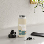 Peace dove and rainbow bomb Water Bottle Gallery Image 5