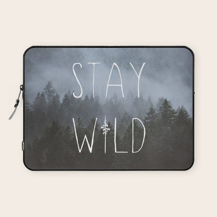Stay Wild - Forest Adventure Laptop Sleeve Gallery Image 1