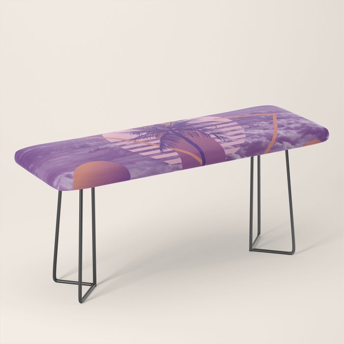 Vaporwave sky 4 / Palmtree / 80s / 90s / aesthetic Bench Gallery Image 1