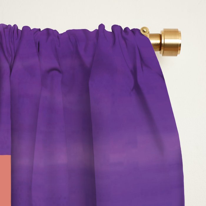 Vaporwave sky 4 / Palmtree / 80s / 90s / aesthetic Window Curtain Gallery Image 2