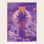Vaporwave sky 4 / Palmtree / 80s / 90s / aesthetic Poster Gallery Image 4