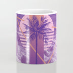 Vaporwave sky 4 / Palmtree / 80s / 90s / aesthetic Coffee Mug Gallery Image 4