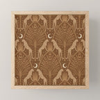 Night Cheetahs - Copper Brown Mini Art Print Gallery Image 1