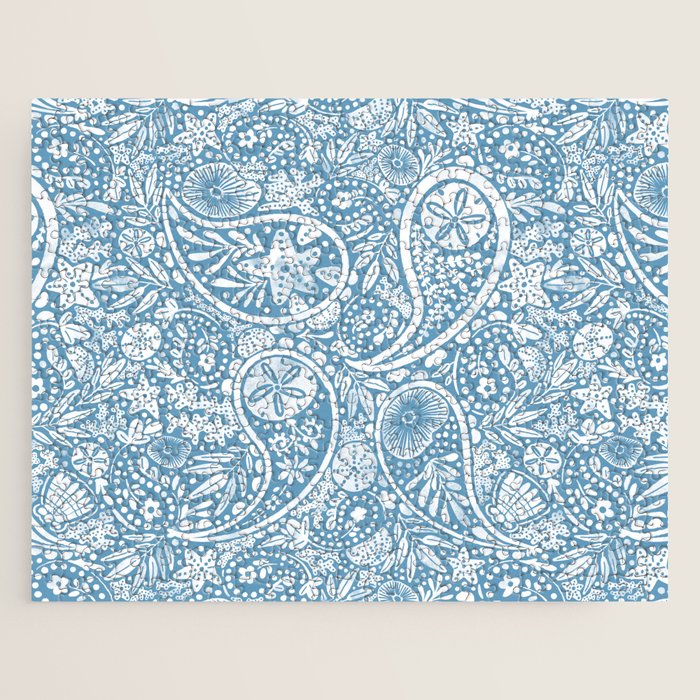 Oceanic Paisley Charm Jigsaw Puzzle Gallery Image 1