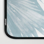 Blue Tropical Palm Leaves Print Laptop Sleeve Gallery Image 3