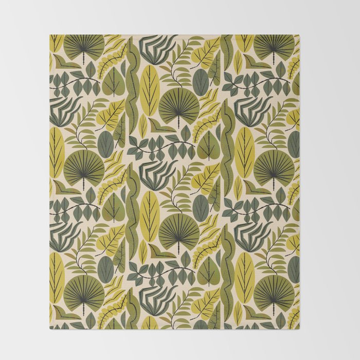 Leaf Collection Throw Blanket Gallery Image 2