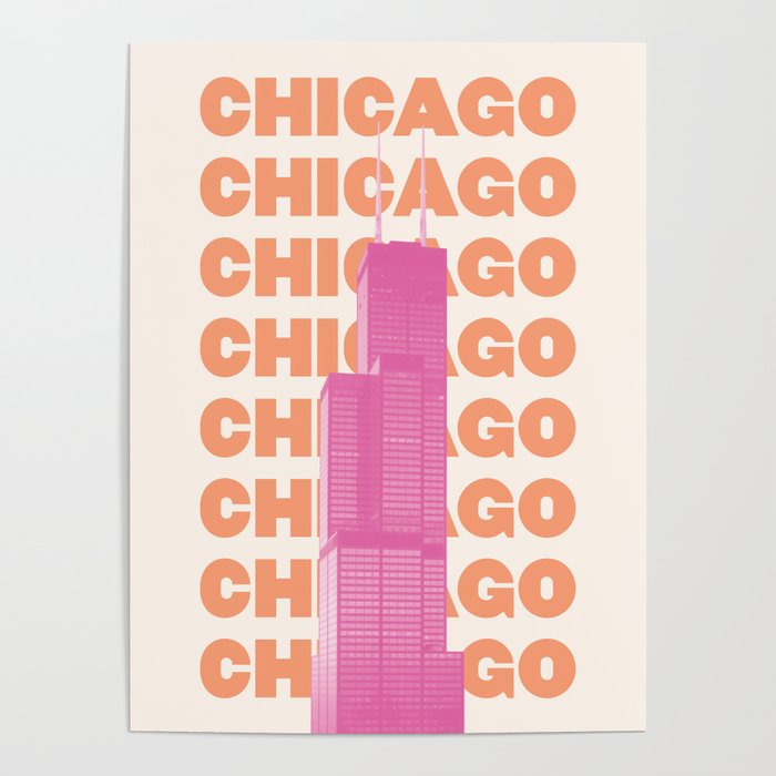 Chicago Willis Tower Poster Gallery Image 1