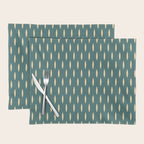 Minimalist Dash Pattern Casvani Placemat Gallery Image 1