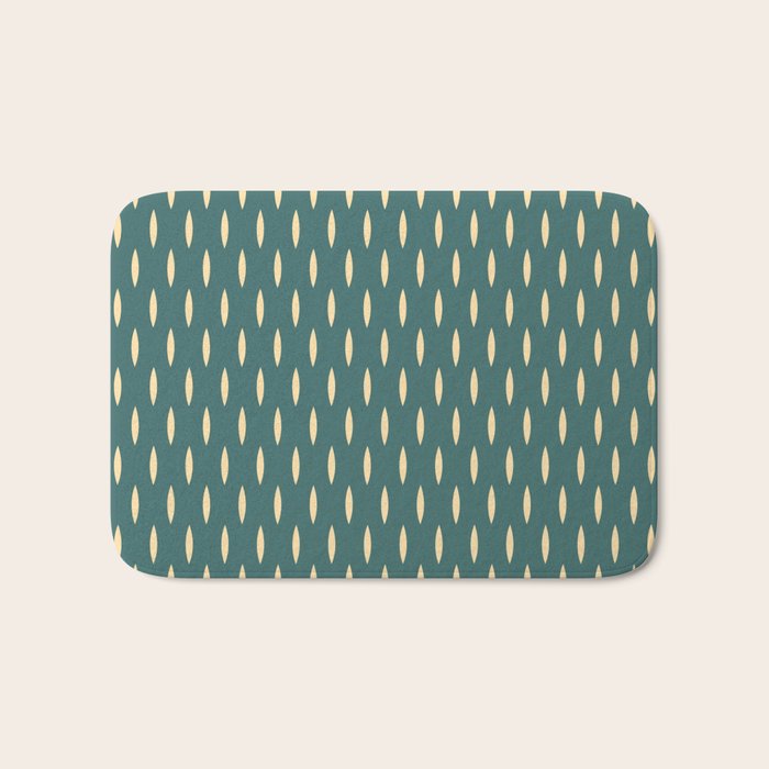 Minimalist Dash Pattern Casvani Bath Mat Gallery Image 1