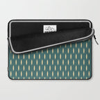 Minimalist Dash Pattern Casvani Laptop Sleeve Gallery Image 2