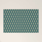 Minimalist Dash Pattern Casvani Welcome Mat Gallery Image 1