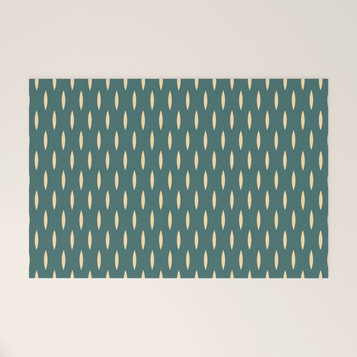 Minimalist Dash Pattern Casvani Welcome Mat Gallery Image 1