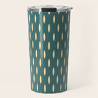 Minimalist Dash Pattern Casvani Travel Mug Gallery Image 1
