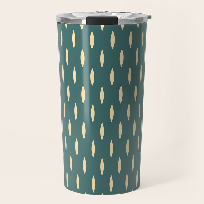 Minimalist Dash Pattern Casvani Travel Mug Gallery Image 1