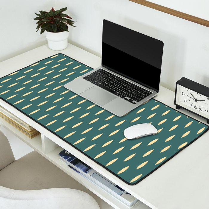 Minimalist Dash Pattern Casvani Desk Mat Gallery Image 2