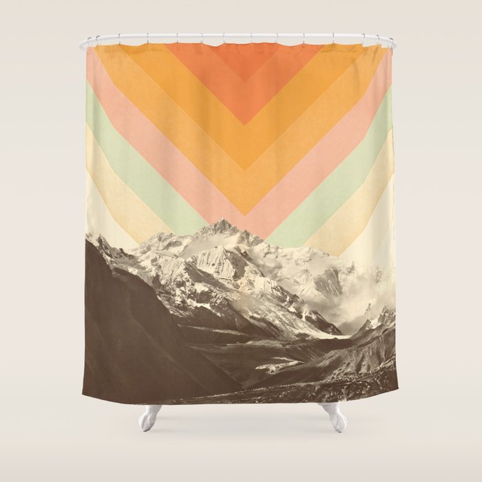 Mountainscape 2 Shower Curtain Gallery Image 1