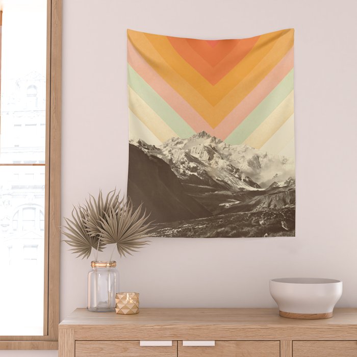 Mountainscape 2 Wall Tapestry Gallery Image 2