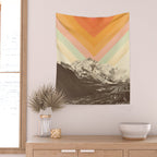 Mountainscape 2 Wall Tapestry Gallery Image 2
