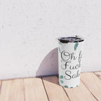 'Oh For Fuck's Sake' Pretty Sweary Floral Travel Mug Gallery Image 4
