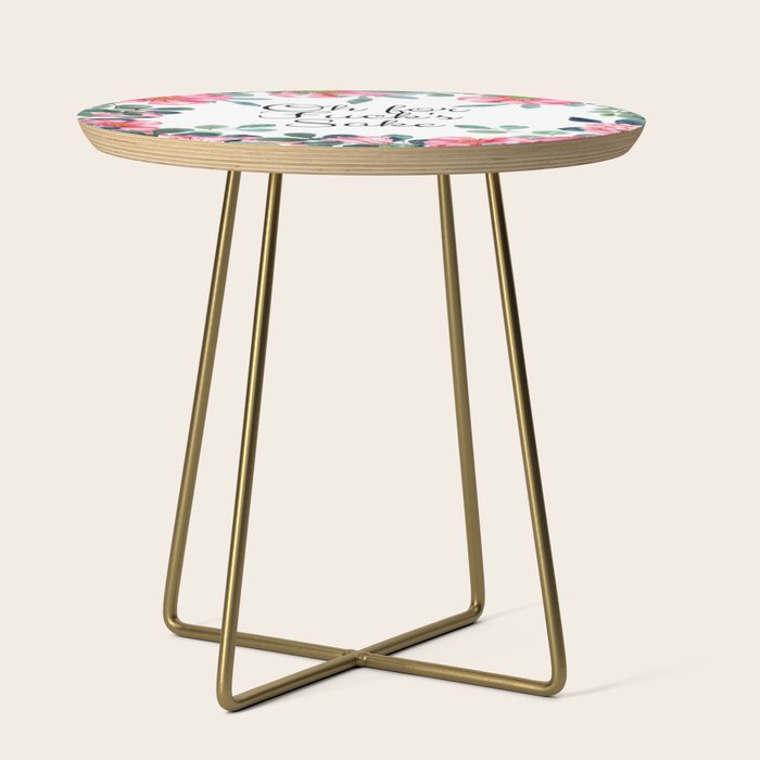 'Oh For Fuck's Sake' Pretty Sweary Floral Side Table Gallery Image 1