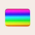 Modern Bright Rainbow Colors Ombre Bath Mat Gallery Image 1