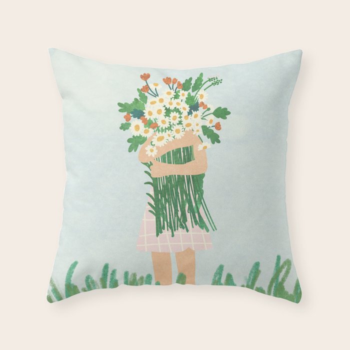 Hug Throw Pillow Gallery Image 1