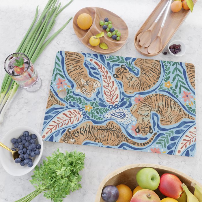 Blue Safari Adventure Cutting Board Gallery Image 2