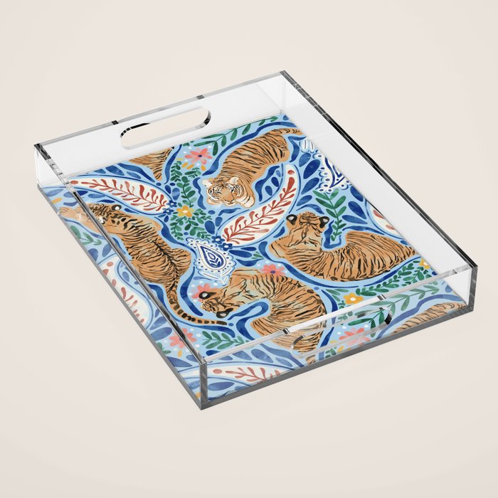 Blue Safari Adventure Acrylic Tray Gallery Image 1