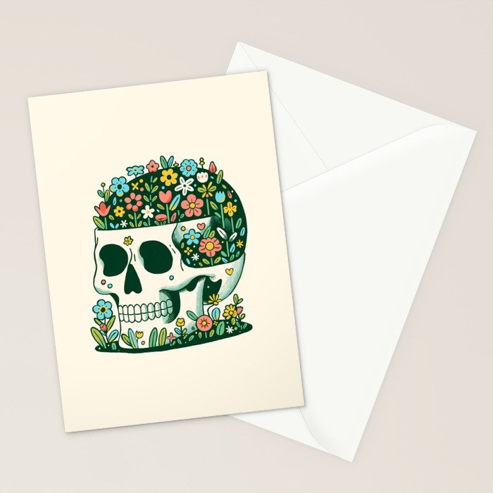 Skull Garden Stationery Card Gallery Image 2