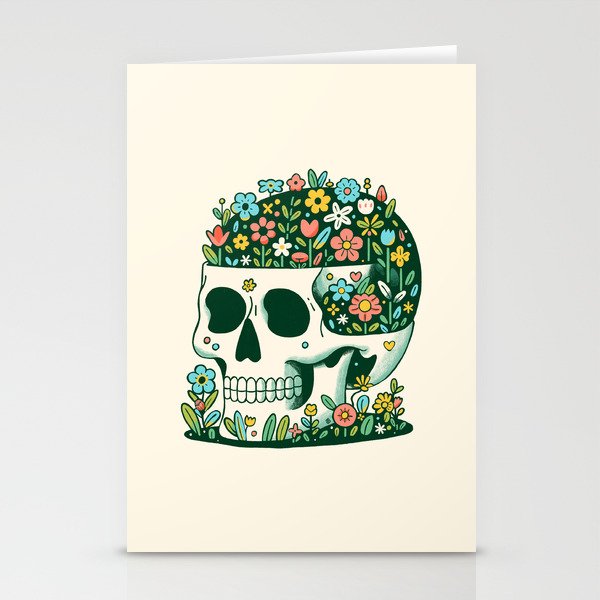 Skull Garden Stationery Card Gallery Image 2